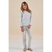 Little Label pyjama met stippen - wit/donkerblauw