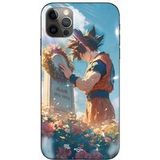 Maniacase Hoesje voor iPhone 14 Pro Akira Toriyama Son Goku Tombe