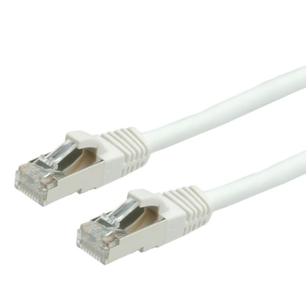 Value S/FTP Patchkabel Cat.6, LS0H, wit, 10m