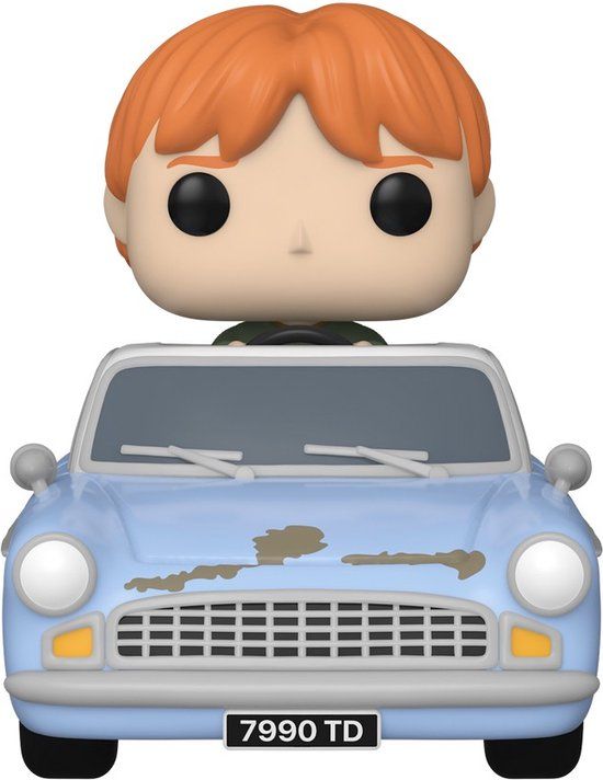 Funko Pop! Ride Super Deluxe - Harry Potter: Ron Weasley in Flying Car Figure
