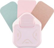 Vaessen Creative Hoekpons - 3 in 1 Label Pons - 4, 7, en 10 mm - Roze