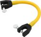 Ski Tip Connector Ski-trainingshulp met Ski Tip Clips, Snowboard Tip Connector voor Beginners (Jaune)
