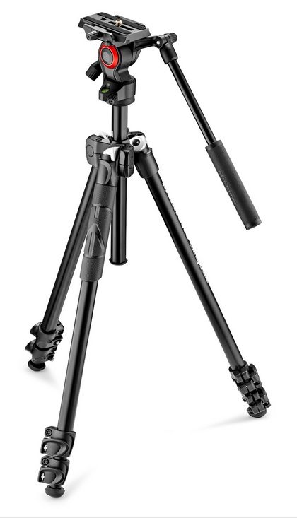 Manfrotto MK290LTA3-V Tripod - Universal - Black