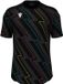 Macron Maillot Wisp Noir/Foudre Polyester Manches courtes XS Hommes Printemps/Été 2025