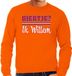 Bellatio Decorations Koningsdag oranje sweater - biertje ik Willem - heren - trui XXL