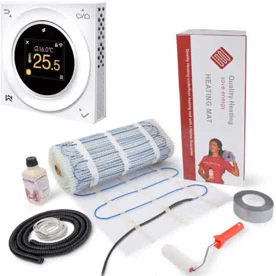 Quality Heating Elektrische vloerverwarming WIFI set 0,5M2 90 Watt