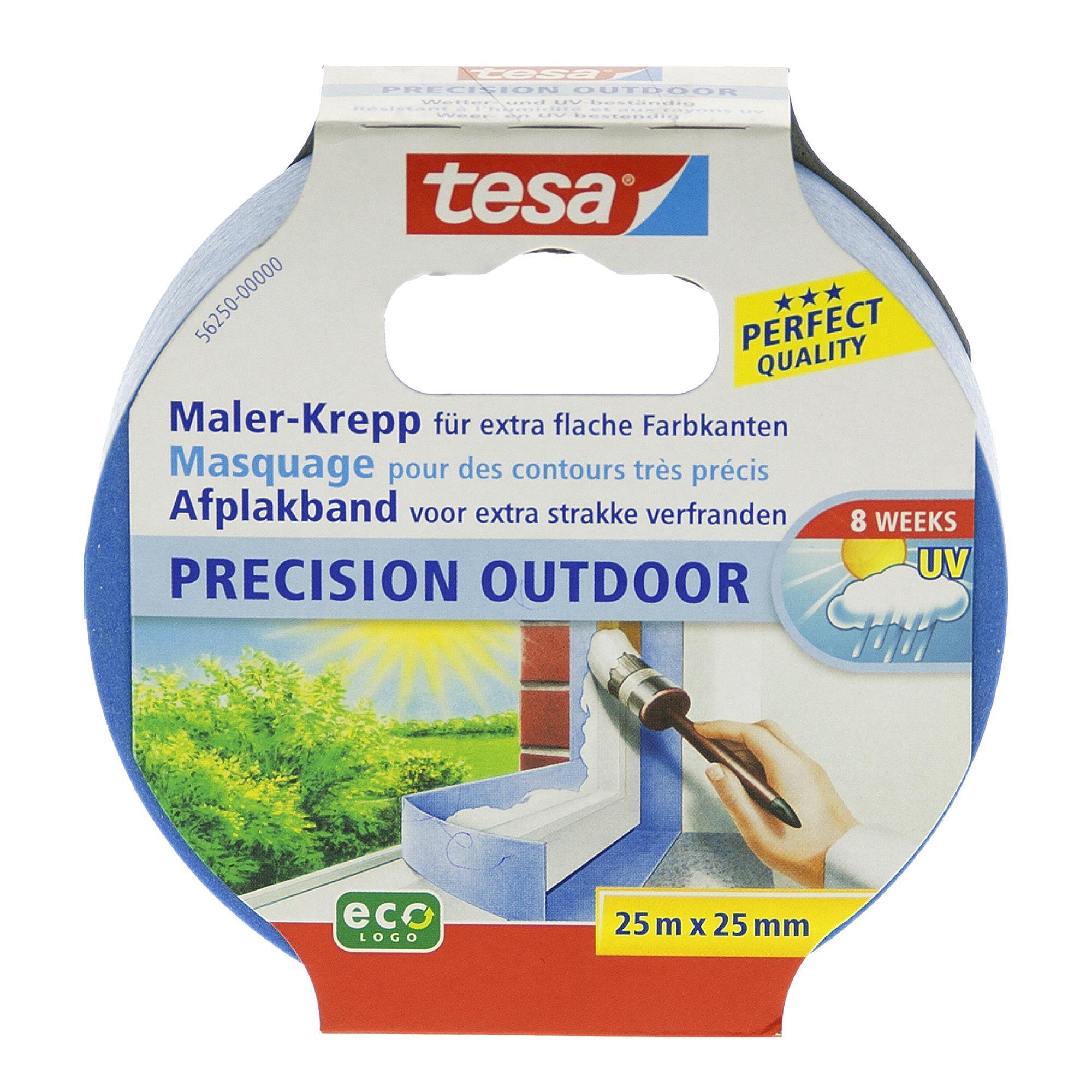 tesa tesa afplakband precision outdoor 25mx25mm