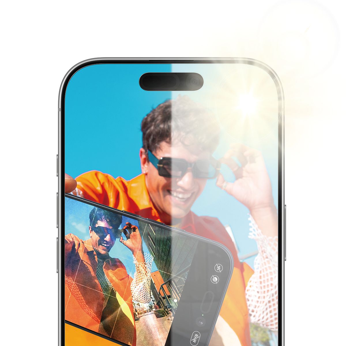 PanzerGlass Anti-Reflective Armor Screen Protector iPhone 17 | iPhone 16 Pro - Clear
