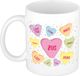 Bellatio Decorations Koffiemok Wit Keramiek 300ml