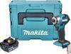 Makita DTD 173 F1J clé à chocs sans fil 18 V 180 Nm 1/4" sans balai + 1x batterie rechargeable 3,0 Ah + Makpac