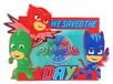 PJ Mask 3D-fotolijst, rubber