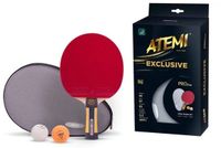 Atemi Exclusieve Tafeltennisset met Racket, Ballen en Beschermhoes