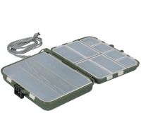 Mikado Tacklebox met Koord 12,5 cm – Dubbelzijdig – Opbergdoos – Om Nek – Vissen