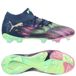 PUMA X Unisport Future 8 Ultimate FG Vikings - Persian Blue/Pink Pixel/Vert/Doré ÉDITION LIMITÉE - Herbe naturelle (FG), pointure 40½