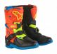 Alpinestars Tech 3S Youth Chaussures Orange Fluo Enamel Bleu Jaune Fl Taille US 6