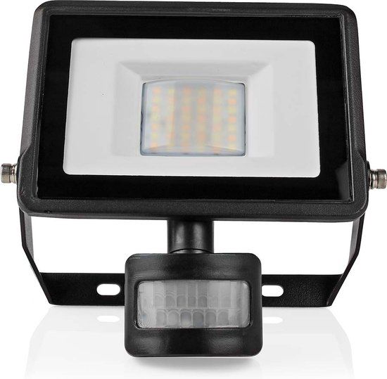 Nedis Smartlife Buitenlamp - 20W - 1500lm - Wi-Fi - Bewegingssensor - Dimbaar - Zwart