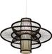 Fine Asianliving Bamboe Hanglamp Zwart Handgemaakt - Nathan D50xH35cm