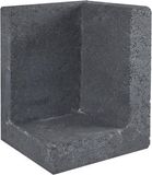 Merkloos Gardenlux L-element hoek zwart 30x30x40 cm