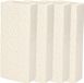 Gerimport Luchtbevochtigers/waterverdampers radiator - 5x stuks - wit - aardewerk - L7,5 x H17,5
