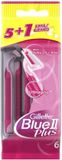 Gillette Venus Gillette Blue II Plus Disposable Razor 6 Units