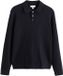 Next - Heren - Essential polo met textuur - Blauw