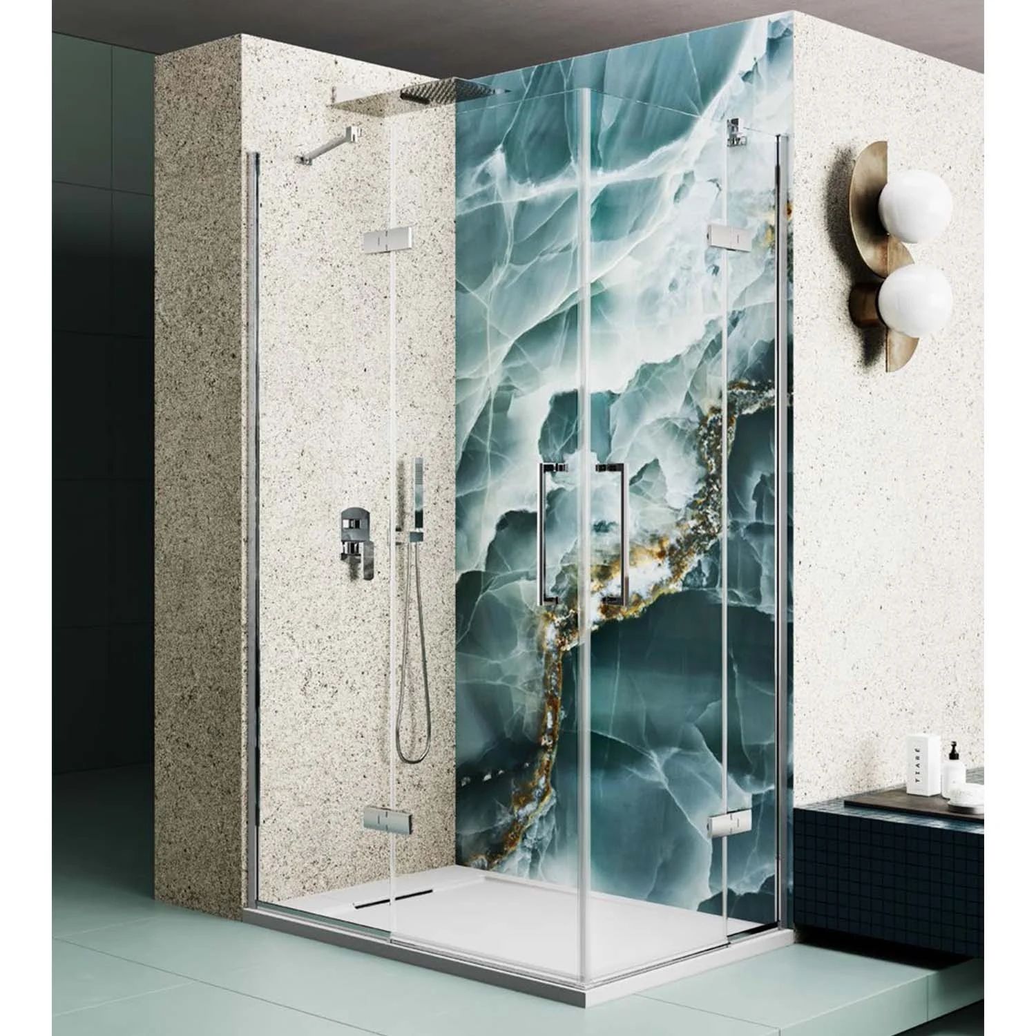 Lacus Nisdeur lacus giannutri 120x200 tweedelig chroom