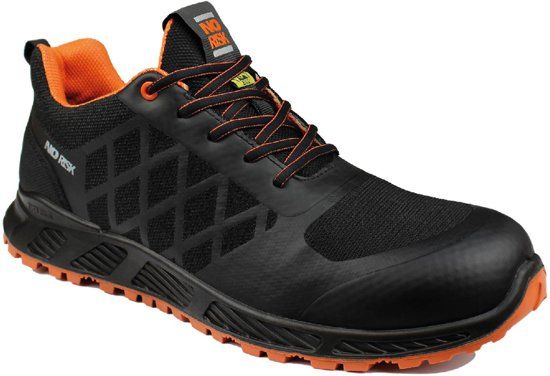 no risk pr Sooth S3 laag zwart/oranje 39