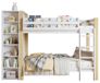 Lit combiné enfant 90 x 200 cm Bois massif/MDF