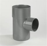 DYKA Verloop T-stuk 2x mof en 1x spie 87.5° PVC grijs keurmerk BRL52100 110 x 50mm