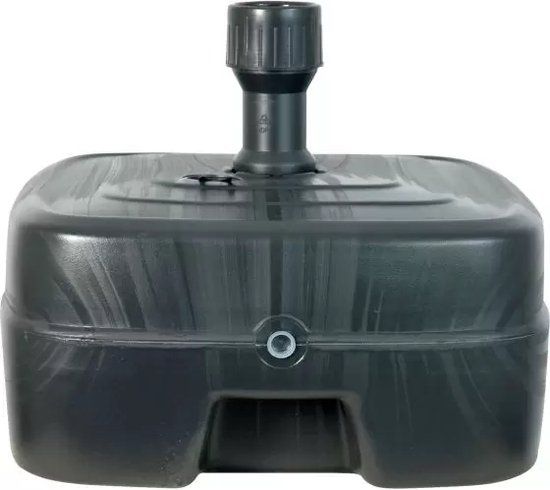 CN Continental Parasolvoet Kunststof vulbaar antraciet 45ltr - Rond - Verrijdbaar