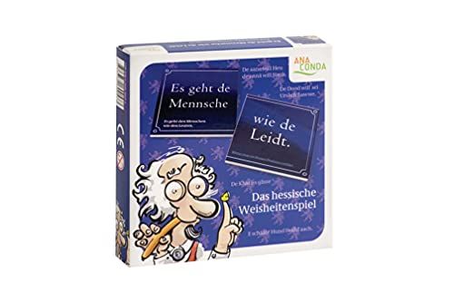 Anaconda Verlag Es geht de Mennsche wie de Leidt. Das hessische Weisheitenspiel.