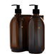 Distributeur de savon mural double en cuivre