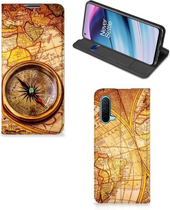 Magnet Case OnePlus Nord CE 5G - Kompas - Book Case