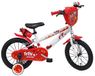 A.T.L.A.S. Teen Monster Kinderfiets voor jongens, 14 inch, wit en rood