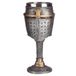 Puckator Verzamelbare Decoratieve middeleeuwse Helm en Ketting Mail Beker, Hars, Multi, Hoogte 19cm Breedte 8.5cm Diepte 9cm