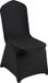 VEVOR 50 Stuks Zwart Elastische Spandex Stoelhoezen voor Klapstoelen