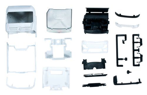 Herpa - Mercedes-Benz Actros Grote Ruimtecabine Met Winddeflector En Chassis, 2 Stuks - 4013150083614