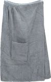 Towelzz A&R Sauna Kilt Dames met Klittenband Anthracietgrijs