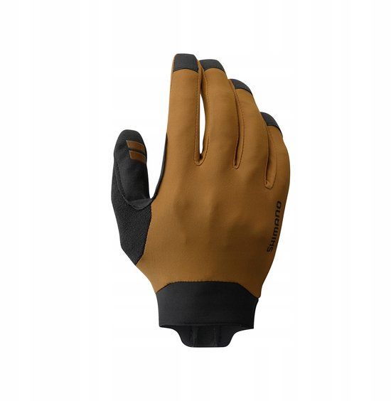 Shimano Enduro Fiets Handschoenen Heren L Sand Brown Lange Vingers