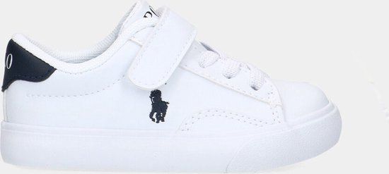 Polo Ralph Lauren Theron V PS White / Navy Sneakers - Unisex - Size 24 - Leather - Spring/Summer 2023