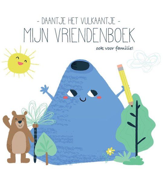 Daantje het Vulkaantje 5 - Mijn Vriendenboek - Invul album - Emotieboek - Mandy Langbroek