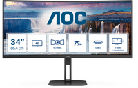 AOC V5 CU34V5C 34" WQHD Curved Monitor | USB-C | 100Hz