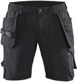 Blåkläder Short 4-weg stretch 1520-1645 - Zwart/Donkergrijs - C48