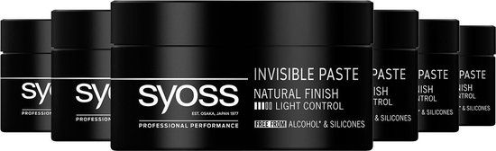 SYOSS Invisible Hold Paste 6x 100ml - Grootverpakking