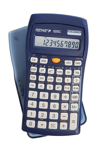 Genie 102 SC calculator Pocket Wetenschappelijke rekenmachine Aluminium, Zwart, Zilver