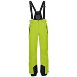 killtec KSW 100 ENOSH MN SKI PNTS 43431-000 Functionele skibroek voor heren met afneembare bandjes, randbescherming en sneeuwvanger, lentegroen, M