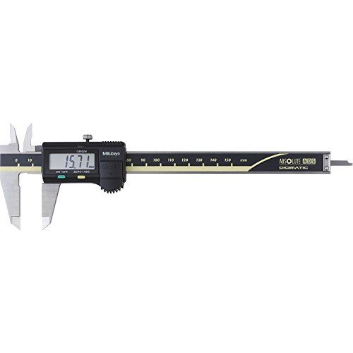 Mitutoyo Digitale schuifmaat zonder data-uitgang DIN 862, dieptemaat plat 0-200 mm, 1 stuk, 500-182-30
