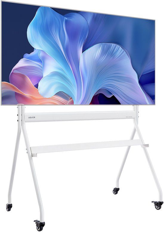 Vevor Rollende Tv-Standaard Mobiele Tv-Standaard Wit TC105