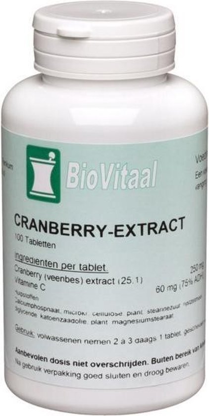 Biovitaal Cranberry Extract Tabletten