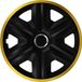 NRM Wieldoppen 16 inch Fast Lux - Goud/Zwart - Set van 4